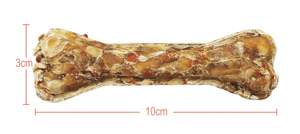 MERSJO bone with rabbit and prebiotic 10 cm - for puppies and seniors