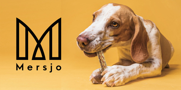 MERSJO bone with rabbit and prebiotic 10 cm - for puppies and seniors