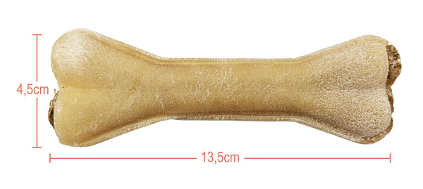 MERSJO kość do żucia dla psa ze żwaczem i multiwitaminą 13,5cm - witalność