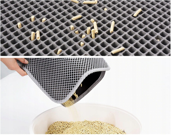 Waterproof mat, cat litter tray pad with double layer