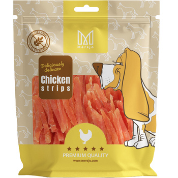 Dog treat - Mersjo soft chicken strips 500g