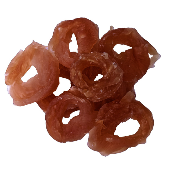 Hundeleckerli - Mersjo weiche getrocknete Entenringe 500g