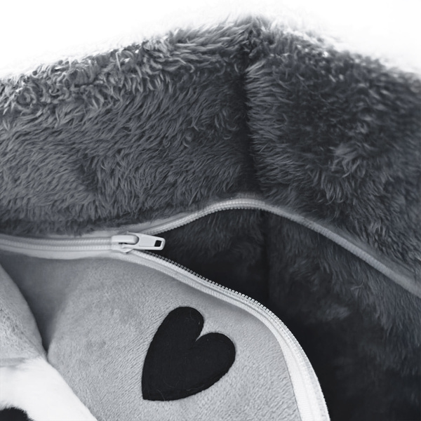 Domek dla kota, legowisko pluszowe kojec, miękkie posłanie, budka Mersjo