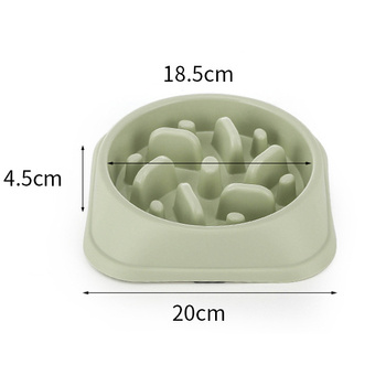 Slow Feeder Dog Bowl green
