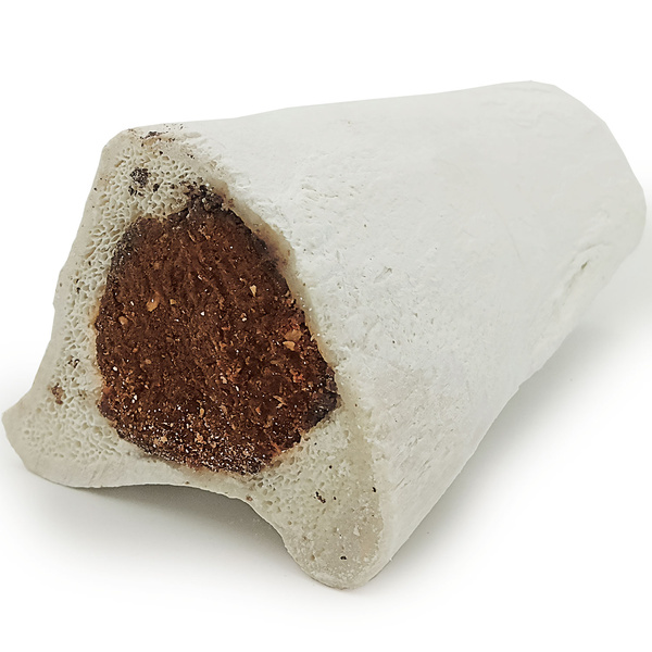 Natural dog chew with beef bone and meat, treat, delicacy, Mersjo